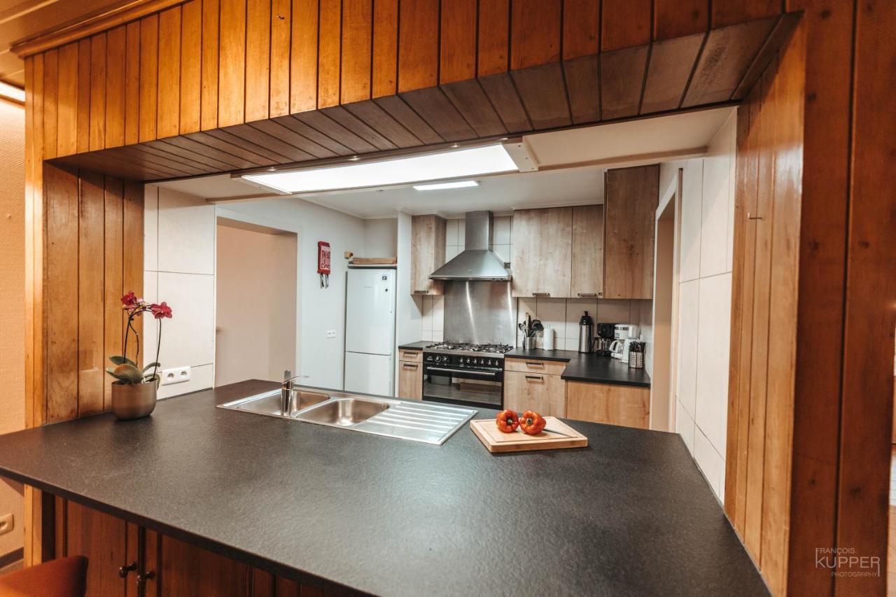 Le Loup Gris - 35 Pers - Vue-Wellness, Butgenbach-Malmedy Villa Dış mekan fotoğraf