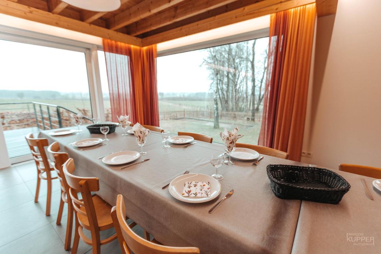Le Loup Gris - 35 Pers - Vue-Wellness, Butgenbach-Malmedy Villa Dış mekan fotoğraf
