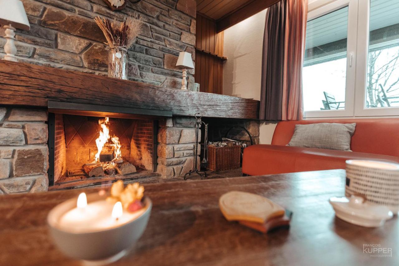 Le Loup Gris - 35 Pers - Vue-Wellness, Butgenbach-Malmedy Villa Dış mekan fotoğraf